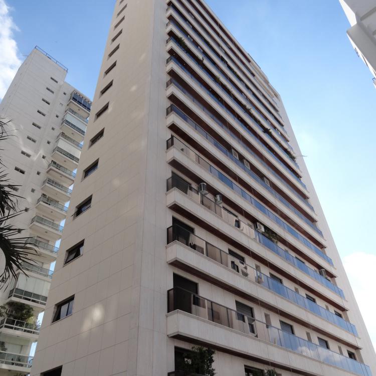 Ed. La Maison – Tratamento das Fachadas em Mármore Travertino Romano Bruto (Higienópolis)